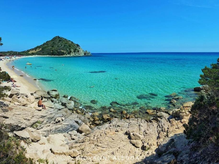 Sea View- 5 Minutes From The Beach Garden, Wi-Fi, Bbq Costa Rei Εξωτερικό φωτογραφία